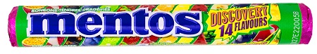 MENTOS ROLLS DISCOVERY 14-FLAVORS