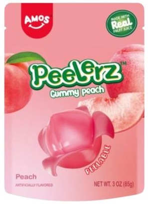 PEELERZ 3OZ PEG GUMMY PEACH
