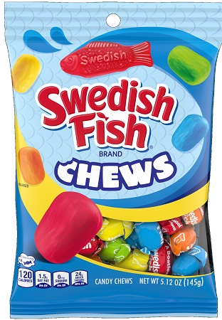 SWEDISH FISH CHEWS PEG 5.12OZ