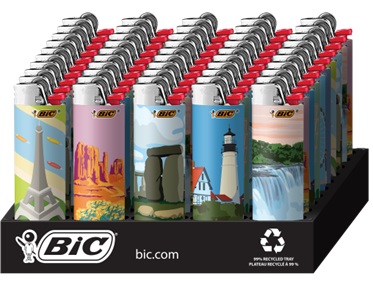 BIC LIGH.LIMITED .TRAVEL SERIES**LIMITED EDITION AVAILABLE WHILE INVENTORY LASTS**