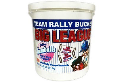 BIG LEAGUE CHEW GUMBALLS ORIGINAL BUCKET $.15