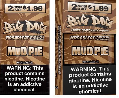 BIG DOG LEAF WRAP 2/$1.99 MUD PIE