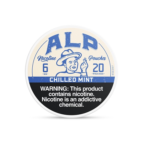 ALP NIC. POUCHES 6MG CHILLED MINT