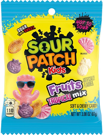SOUR PATCH KIDS FRUIT MIX TROPICAL PEG