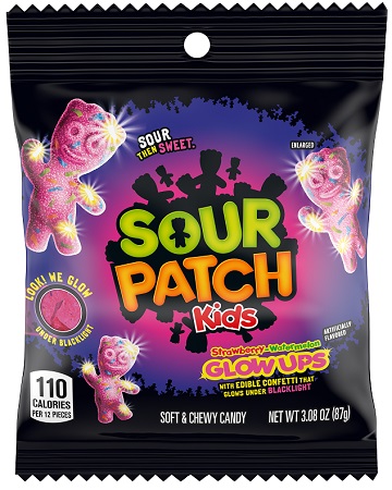 SOUR PATCH KIDS GLOW UPS 3.08OZ PEG