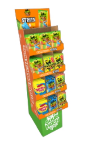 SOUR PATCH KIDS (STRIPS) FLOOR-STAND  -72ct