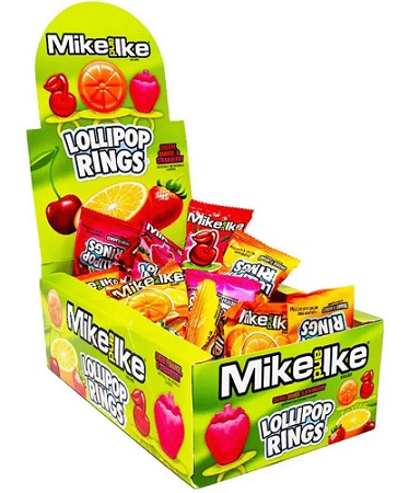 MIKE & IKE LOLLIPOP RINGS 22CT .25