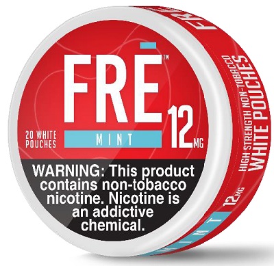 FRE NICOTINE POUCHES 12MG MINT 20CT(CONTAINS NO TOBACCO) *$2.00 OFF PER 5CT ROLL*