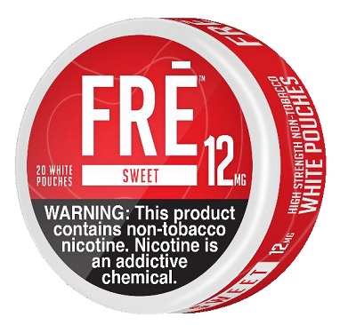 FRE NICOTINE POUCHES 12MG SWEET 20CT(CONTAINS NO TOBACCO) *$2.00 OFF PER 5CT ROLL*