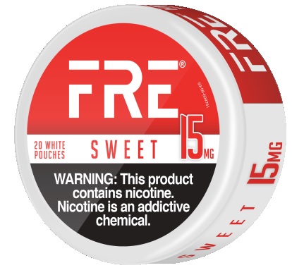 FRE NICOTINE POUCHES 15MG SWEET 20CT (CONTAINS NO TOBACCO)*$2.00 OFF PER 5CT ROLL*