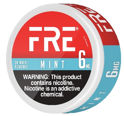 FRE NICOTINE POUCHES 6MG MINT 20CT(CONTAINS NO TOBACCO) *$2.00 OFF PER 5CT ROLL*