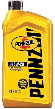 PENNZOIL 5W20 6/1QT(CONVENTIONAL MOTOR OIL)