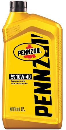 PENNZOIL 10W40 6/1QT(CONVENTIONAL MOTOR OIL)