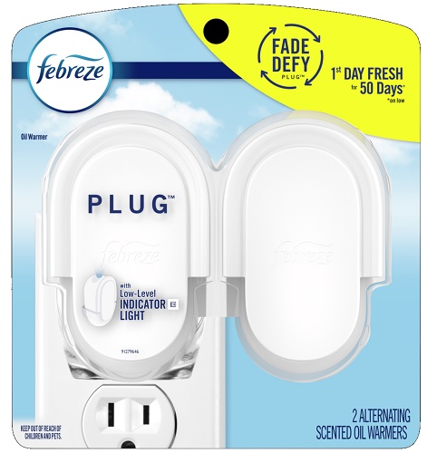 FEBREZE PLUG IN AIR FRESHENER, OIL WARMER DEVICE 2CT**AVAILABLE BY SPECIAL ORDER ONLY, ALLOW 21 DAYS LEADTIME