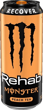 MONSTER ENERGY JUICE REHAB PEACH TEA (PEACH)24/16OZ