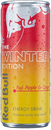 RED BULL 8.4OZ WINTER FUJI APPLE & GINGER**LIMITED EDITION AVAILABLE 11/13/2025 WHILE INVENTORY LASTS**