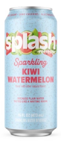 SPLASH SPARKLING - KIWI WATERMELON 12/16OZ*BUY 3 CASES GET $3.00 OFF PER CASE*