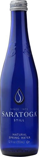 BOTTLED WATER SARATOGA 12OZ STILL GLASS BOTTLE**$5 OFF PER CASE**