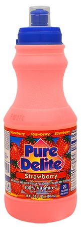PURE DELITE STRAWBERRY DRINK 24/16OZ