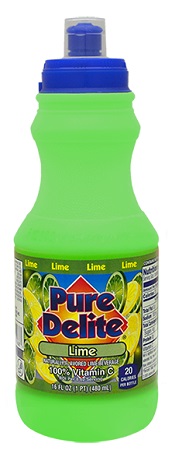 PURE DELITE LIME DRINK24/16OZ