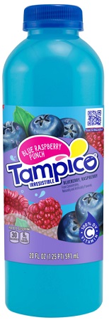 TAMPICO BLUE RASPBERRY PUNCH DRINK24/20OZ