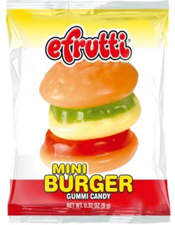 E.FRUTTI *BULK MINI BURGER GUMMY .32OZ