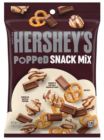 HERSHEY'S POPPED SNACK MIX 4OZ