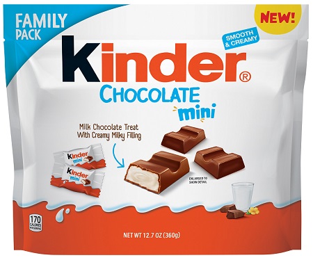 KINDER CHOCOLATE MINI 12.7OZ**AVAILABLE BY SPECIAL ORDER AND EMAIL ONLY, ALLOW 14 DAYS LEADTIME