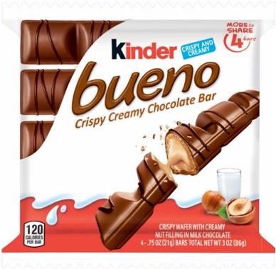 KINDER BUENO CHOCOLATE BAR KING 3OZ