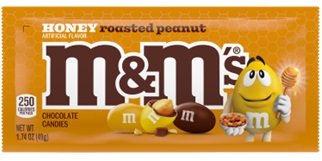 M & M'S HONEY ROASTED PEANUT (REG) 1.74OZ*AVAILABLE 12/1/2025*