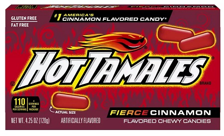 HOT TAMALES BOX 4.25OZ*$.50 OFF PER CASE - LIMITED TIME*