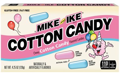 MIKE & IKE (BOX) COTTON CANDY 4.25OZ**LIMITED EDITION AVAILABLE -3/2026 PREBOOK NOW**