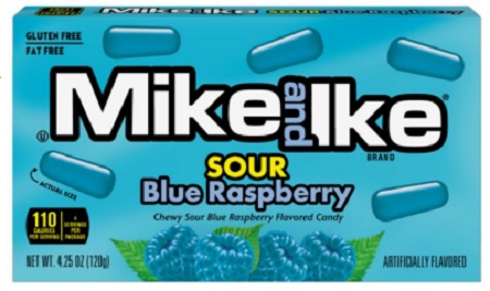 MIKE & IKE (BOX) SOUR BLUE RASPBERRY 4.25OZ