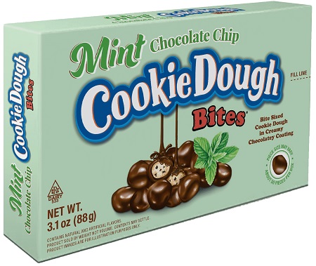 COOKIE DOUGH BITES BOX MINT CHOCOLATE CHIP 3.1OZ