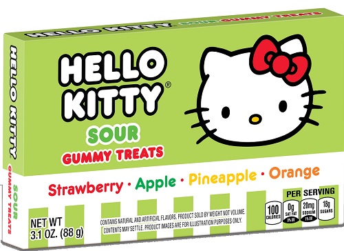 HELLO KITTY - SOUR GUMMI TREATS 3.1OZ