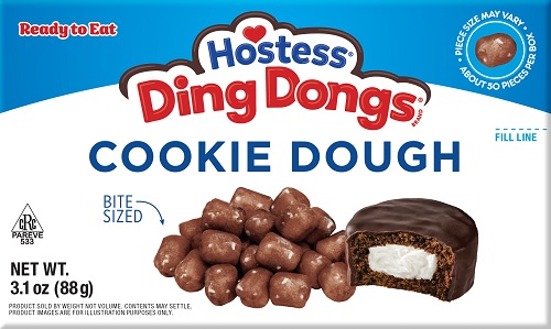 HOSTESS DING DONG COOKIE DOUGH BOX 3.1OZ**AVAILABLE 12/2025 - PREBOOK NOW**