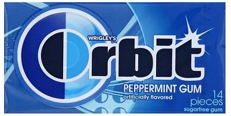 ORBIT GUM PEPPERMINT 12CT(14 PIECE)