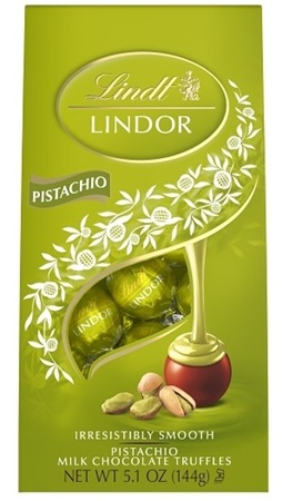 LINDOR 5.1OZ BAG PISTACHIO      15% OFF PROMO**AVAILABLE BY SPECIAL ORDER AND EMAIL ONLY, ALLOW 21 DAYS LEADTIME**