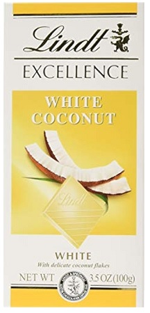 LINDT EXCELLENCE BAR WHITE COCONUT 3.5oz      15% OFF PROMO**AVAILABLE BY SPECIAL ORDER AND EMAIL ONLY, ALLOW 14 DAYS LEADTIME**