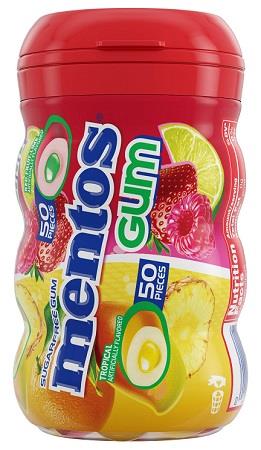 MENTOS GUM 6CT RED FRUIT & LIME 50PC. (3.53OZ)