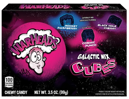 WARHEADS GALACTIC CUBES 3.5OZ BOX