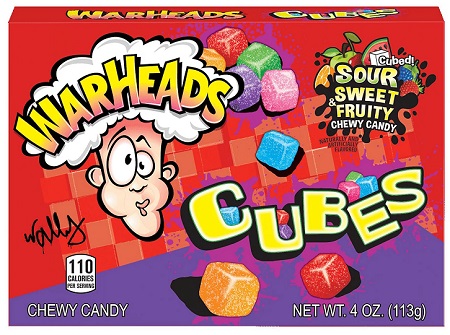 WARHEADS CUBES 4OZ BOX