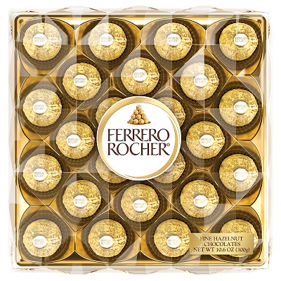 FERRERO ROCHER 24 PIECE GIFT BOX 10.6OZ**AVAILABLE BY SPECIAL ORDER AND EMAIL ONLY, ALLOW 14 DAYS LEADTIME
