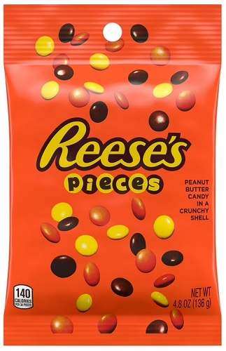 REESE'S PIECES 4.8OZ PEG BAG