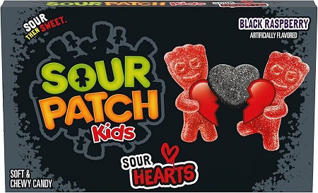 SOUR PATCH KIDS SOUR HEARTS 3.1OZ BOX