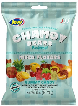 JOVY CHAMOY GUMMY BEARS PEG 5OZ