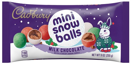 CADBURY MINI SNOW BALLS 9OZ**LIMITED EDITION - PREBOOK  BY AUGUST**