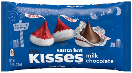 HERSHEY'S KISSES SANTA HAT 10.1OZ**LIMITED EDITION AVAILABLE 8/22/2025 - PREBOOK NOW - BY SPECIAL ORDER ONLY**