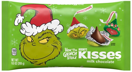 HERSHEY'S KISSES HOW THE GRINCH STOLE 9.5OZ**LIMITED EDITION - PREBOOK  BY AUGUST**