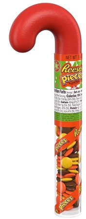 REESE'S PIECES FILLED CANDY CANE 1.4OZ 27CT**LIMITED EDITION - PREBOOK  BY AUGUST**